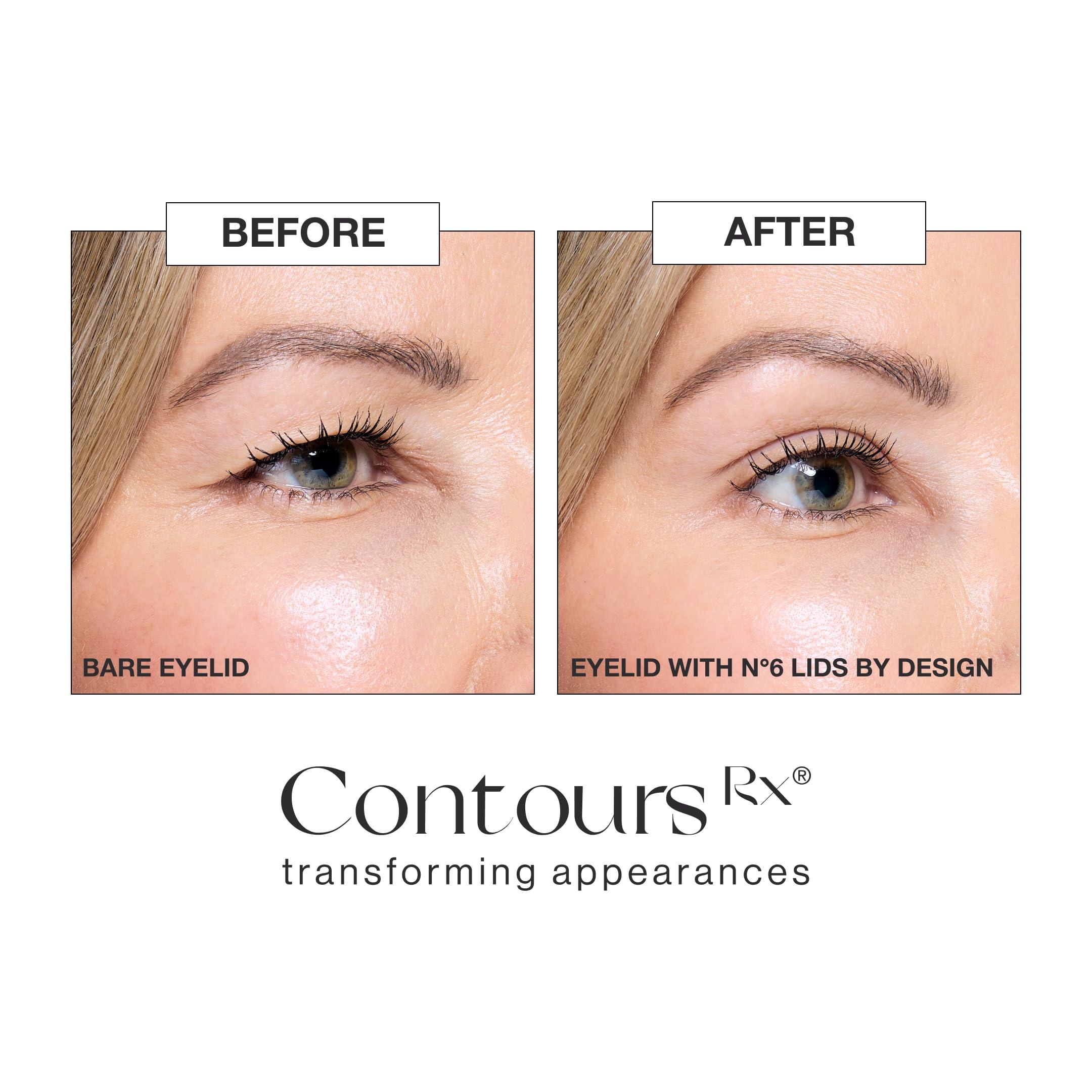 Contours RX Contours Rx Lids By Design - Non-Surgical & Transparent Eyelid Lift Strips - For a More Youthful-Looking Appearance, Reshape and Define with Eyelid Tape for Hooded Eyes (7mm) 80ct