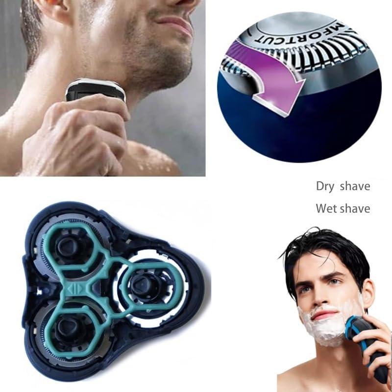 Fivoras RQ11 Replacement Heads Compatible with Philips Norelco Sensotouch Replacement Blades Rq11 for Sensotouch 2D Electric Shaver,1150x, 1160x, 1170x 1180x,Upgraded for Norelco RQ11 Head(2 Head)