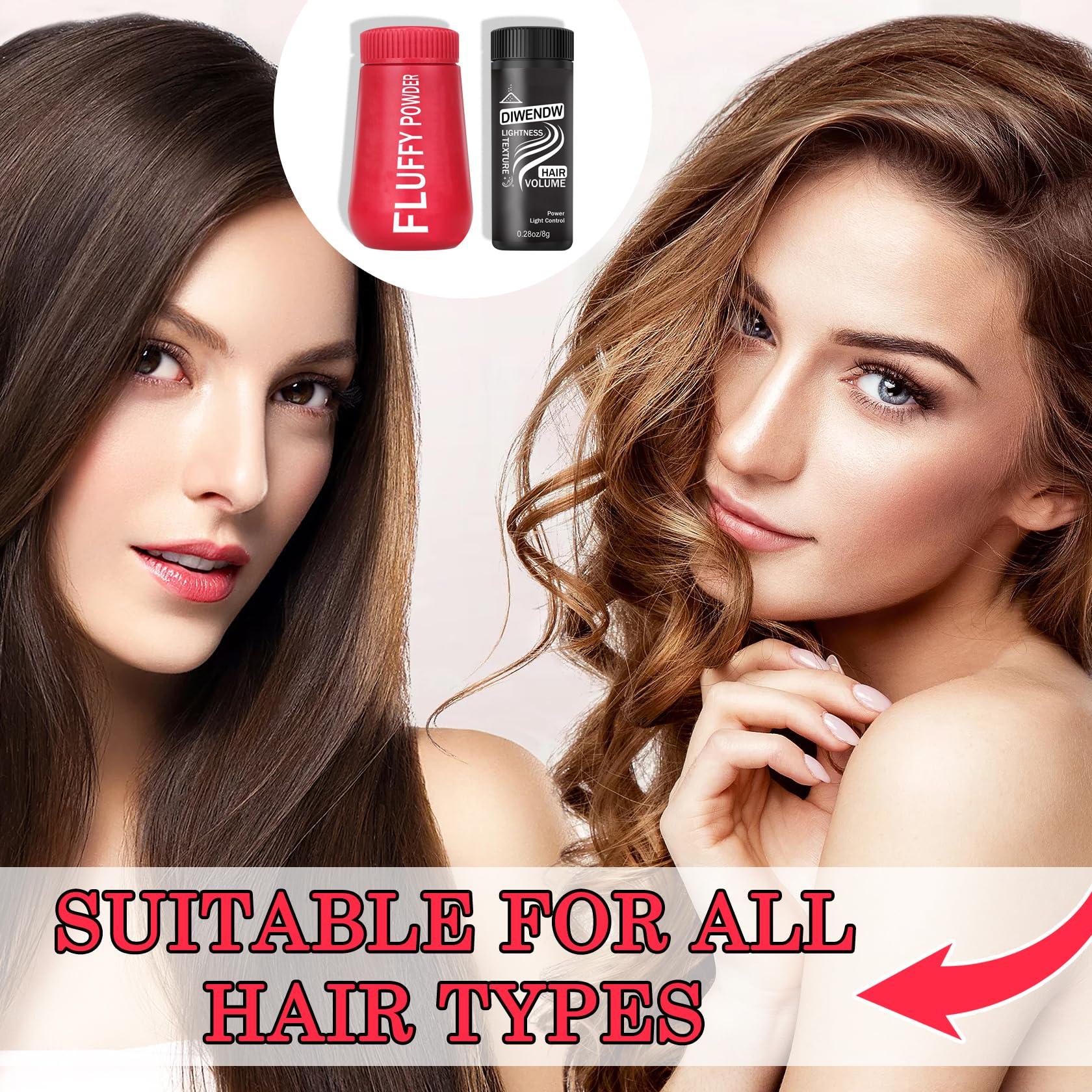 DWDiWen DWDiWen Hair Styling Powder Set,2PCS Hair Volume Powder for Fluffy & Matte Hair,Refreshing Strong Hold Soft Hair Texture Powder for Men & Women,Long Lasting,Non-greasy