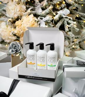 Gabriel Cosmetics Clean Kids Naturally Bath Sets (Shampoo, Conditioner, & Hand Soap)