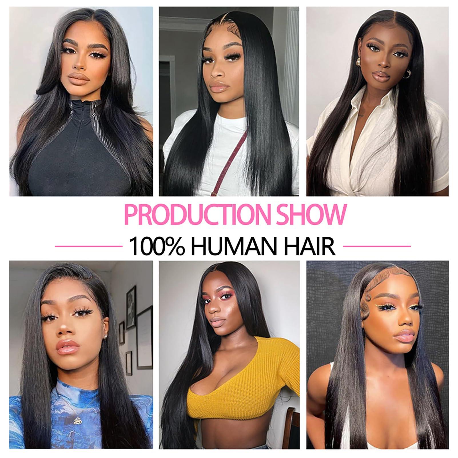 Wowqueen Beauty 10A Straight Single Bundles Human Hair 10 Inch Brazilian Straight Human Hair Bundles 100% Unprocessed Virgin Weave Bundles Human Hair 1 One Bundle Natural Black Color