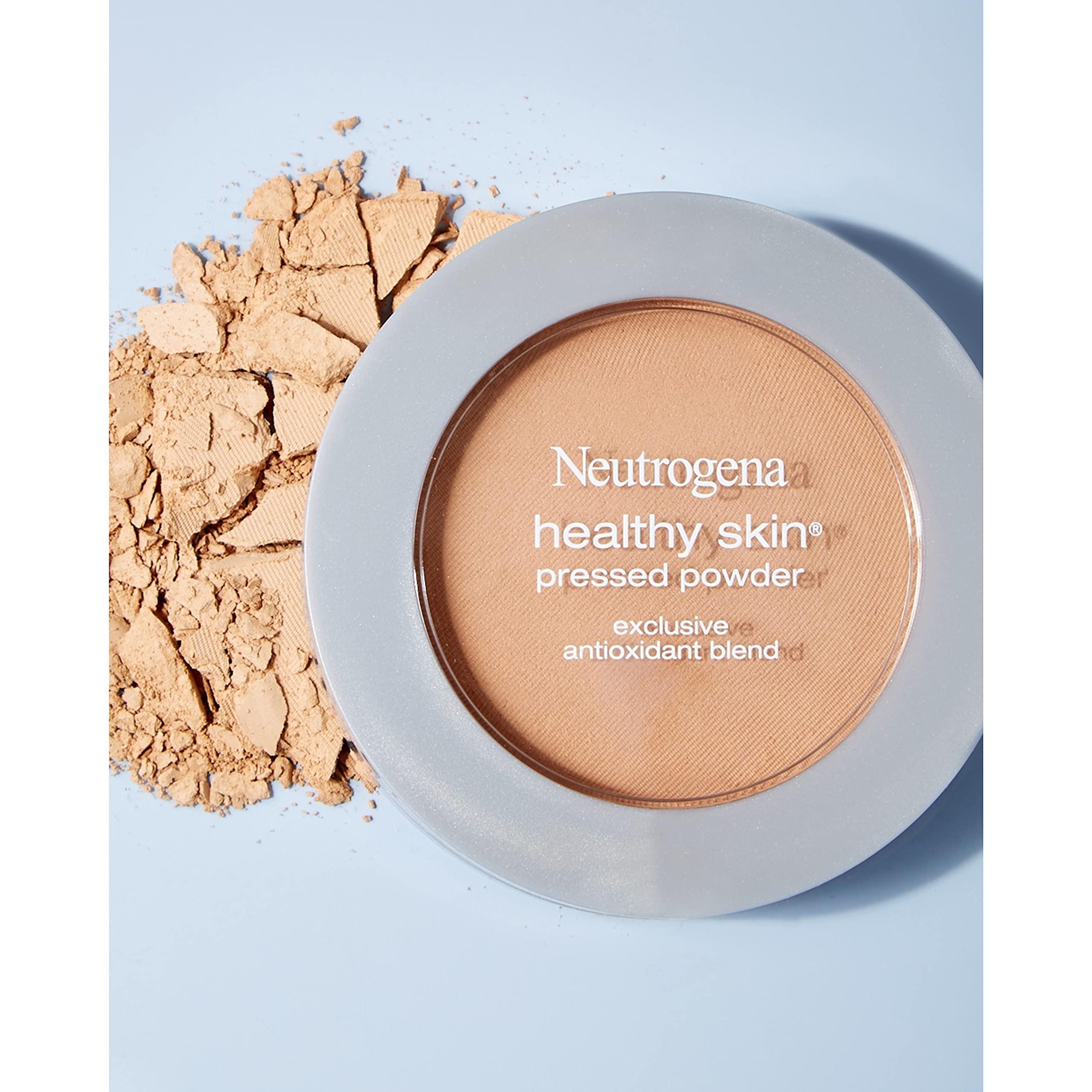 Neutrogena Neutrogena Healthy Skin Pressed Makeup Powder Compact with Antioxidants & Pro Vitamin B5, Evens Skin Tone, Minimizes Shine & Conditions Skin, Light to Medium 30.34 oz (Pack of 2)