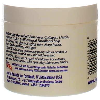 Fruit of the Earth Fruit of the Earth Cream, Aloe Vera, 4 Ounce Jars (Pack of 2)