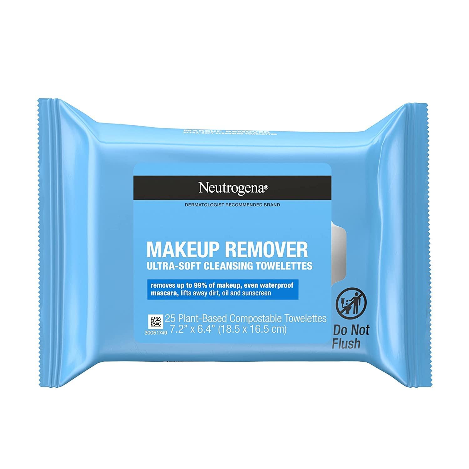 Neutrogena Neutrogena Make-Up Remover Cleansing Towelettes Refills 25 Each ( Pack of 2)