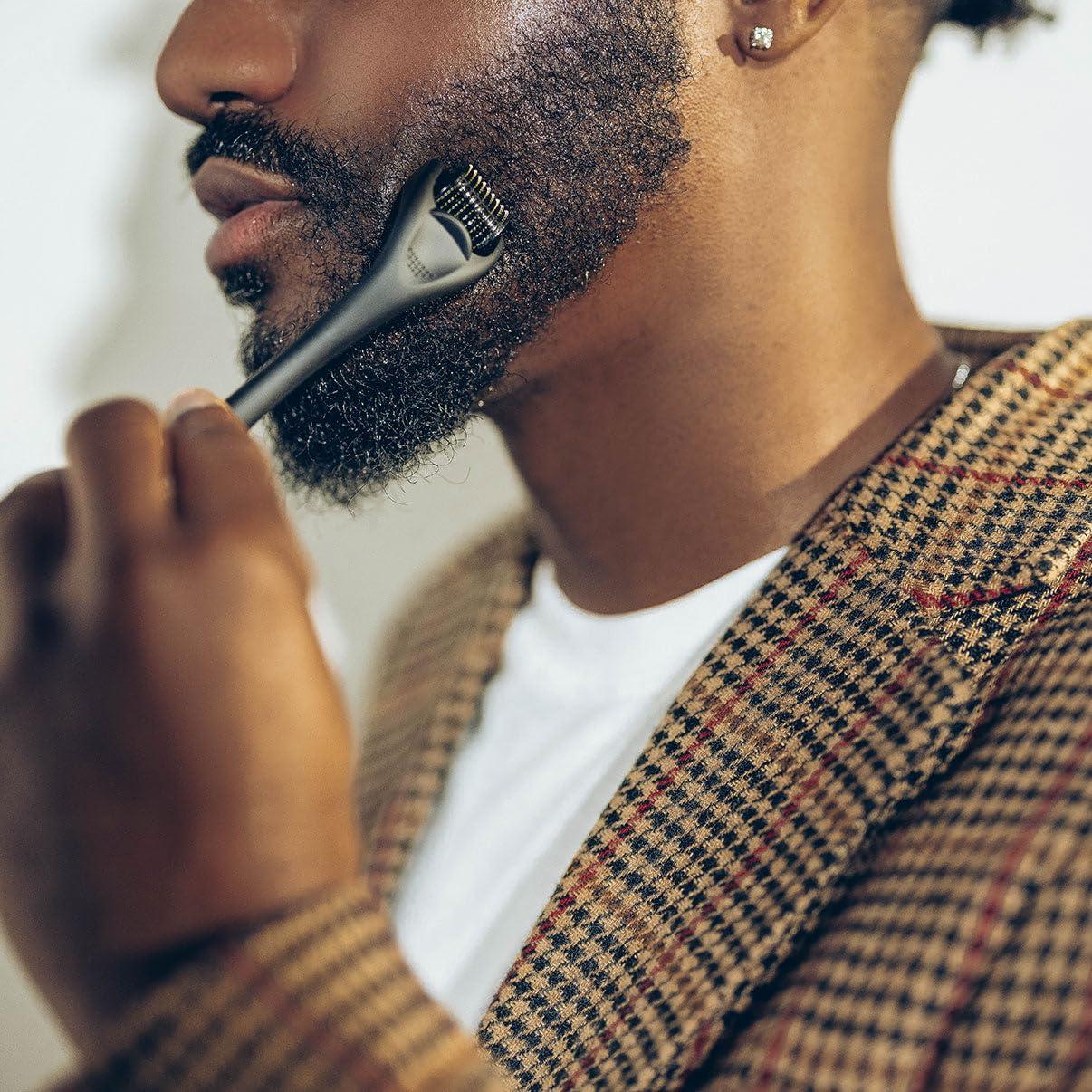 Generic Generic Derma Roller Microneedle Roller for Face Skin, Microdermabrasion Dermal Roller Microneedling Roller for Women Men Tools, 0.25, Black