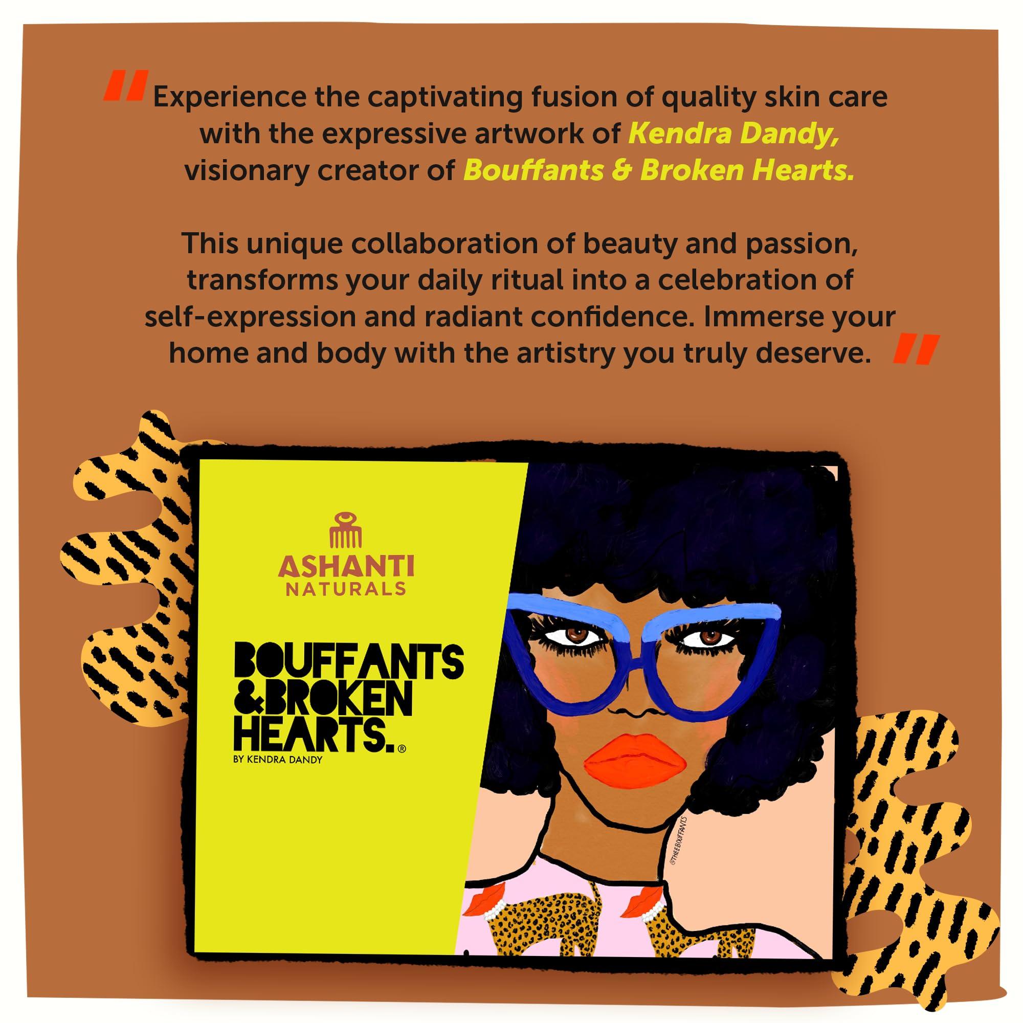 Ashanti Naturals Ashanti Naturals Creamy Yellow Shea Butter Whipped Body Butter | Grade A, 100% Natural African Raw Shea Butter for Dry Skin, Face and Hair (15oz)