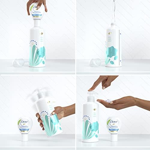 Dove Dove Concentrate Refill and 100 percent Recycled Reusable Bottle for Instantly Soft Skin Daily Moisture Starter Kit for Lasting Nourishment Body Care 4 Fl oz (makes 16 Fl oz)