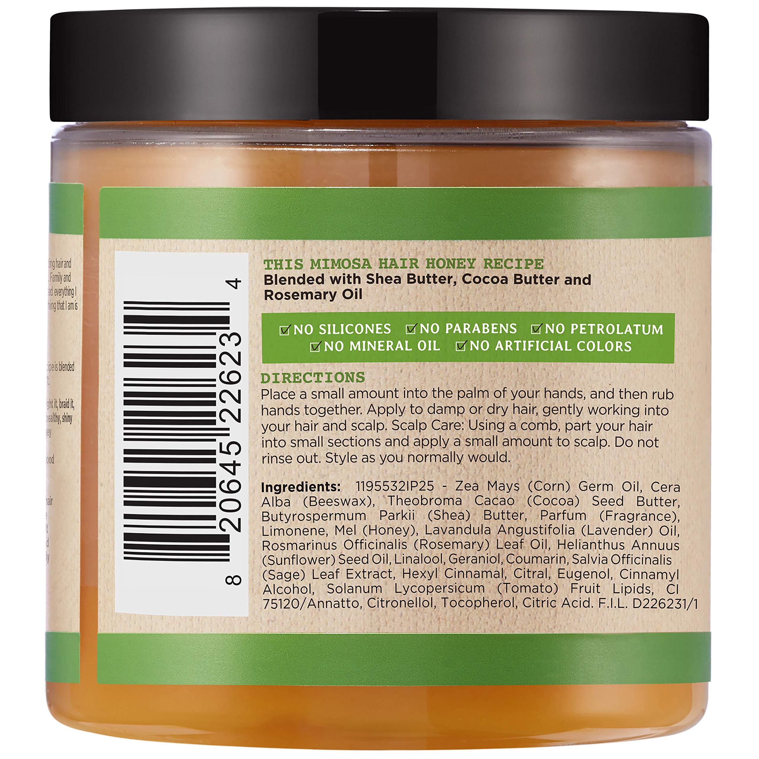 Carol's Daughter Carol\'s Daughter Hair Treatment Bundle - Mimosa Hair Honey Shine Pomade and Goddess Strength 7 Oil Blend Strengthening for 2A to 4C Hair with Shea Butter and Castor Oil