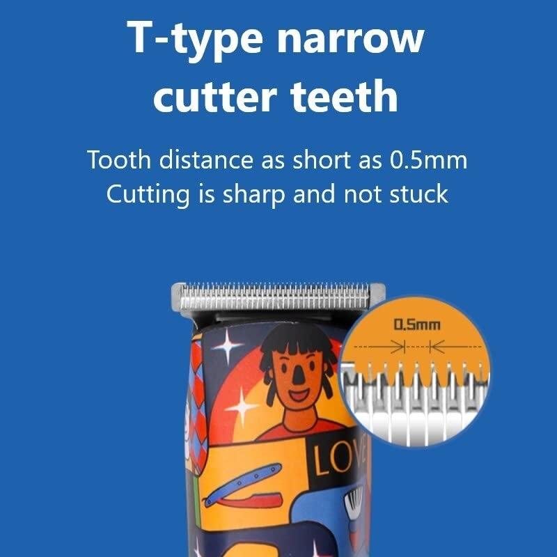 OPLLER OPLLER Hair Clippers,Beard Trimmer for Men, Cordless Graffiti Trimmer Men Zero Gapped Professional Hair Clipper Scrawl Finish Hair Cutting Machine