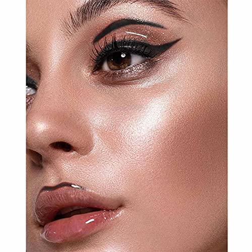 Edanta Edanta Matte Eyeliner Stamp Highly Pigmented Eye Liner Waterproof Sweatproof Eyeliners Long Lasting Sparkling Eyes Makeup for Party Cosplay Prom Pack of 1 (E-Black)