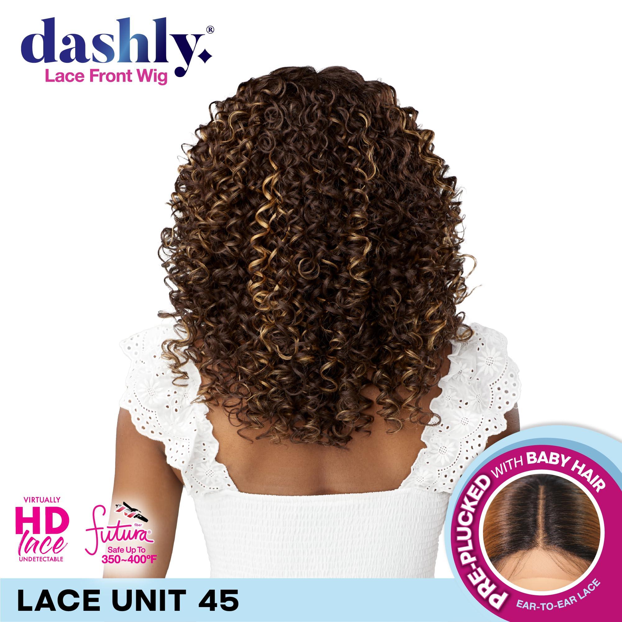 Sensationnel Sensationnel Dashly wig - unit 45 non lace cap ready to wear ear to ear lacepart synthetic (BALAYAGECHOCOLATE)