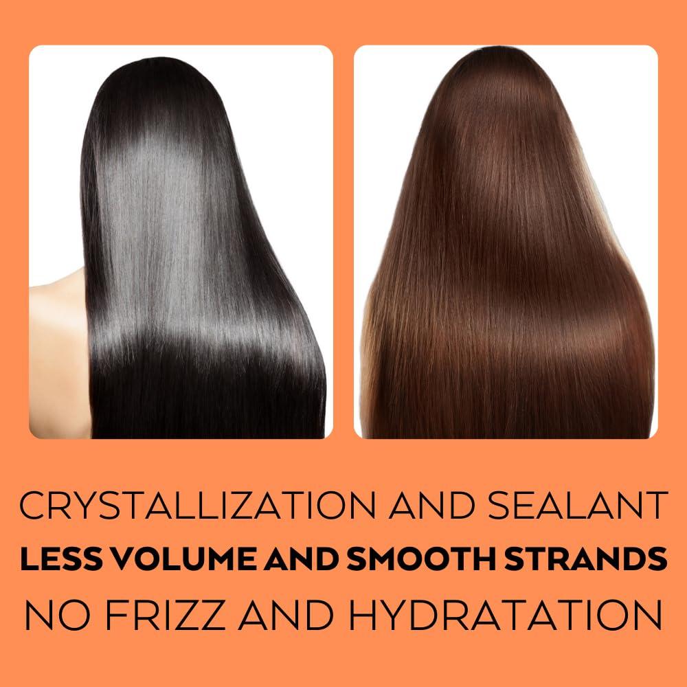 Coiffer Coiffer Euphoria Argan Crystallization and Sealant for Hair, Less Volume, Smooth Strands, No Frizz and More Hydratation, Perfect for Curly Hair, Hair Reconstrution, 16 oz (500g)