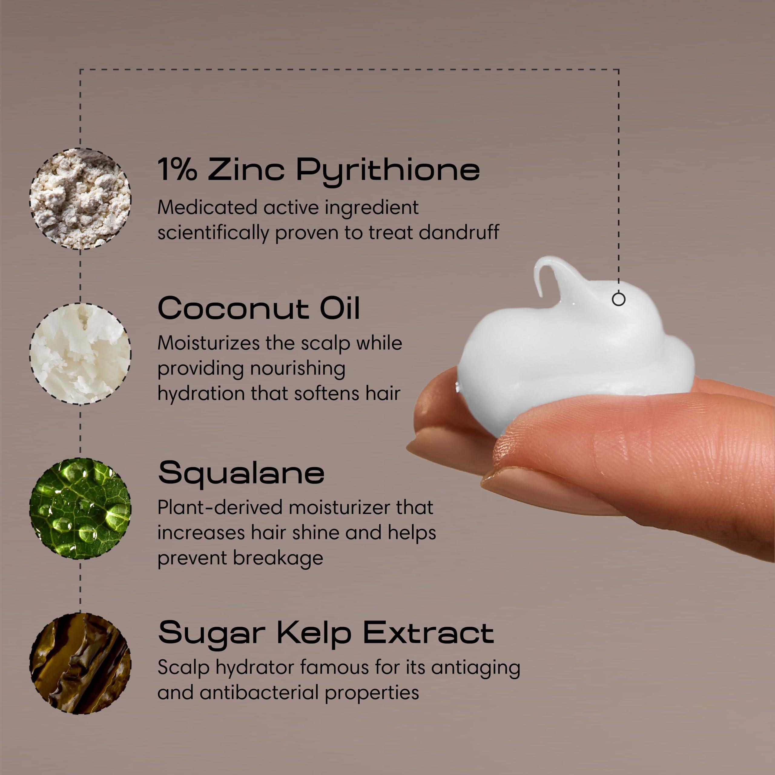 Jupiter Jupiter, Physician-Formulated Anti-Dandruff Shampoo & Conditioner, for Flaky, Itchy, Oily, Dry Scalp, Vegan, Sulfate-Free, Color-Safe, & Paraben-Free, Dry Scalp Shampoo and Conditioner for Women & Men