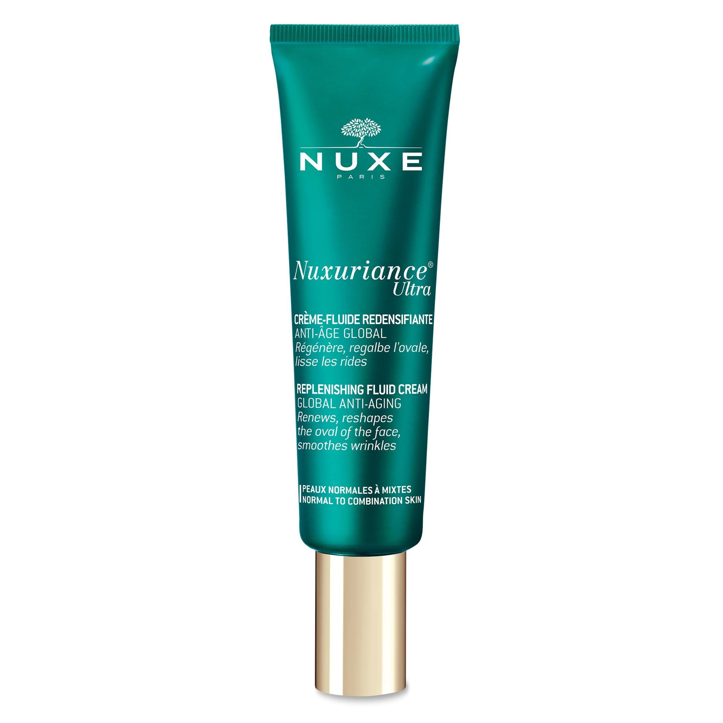 NUXE NUXE Nuxuriance Ultra Fluid Cream for Combined & Normal Skin - Vegan, Made in France, Natural Anti-Aging Solution, 1.6 Fl Oz