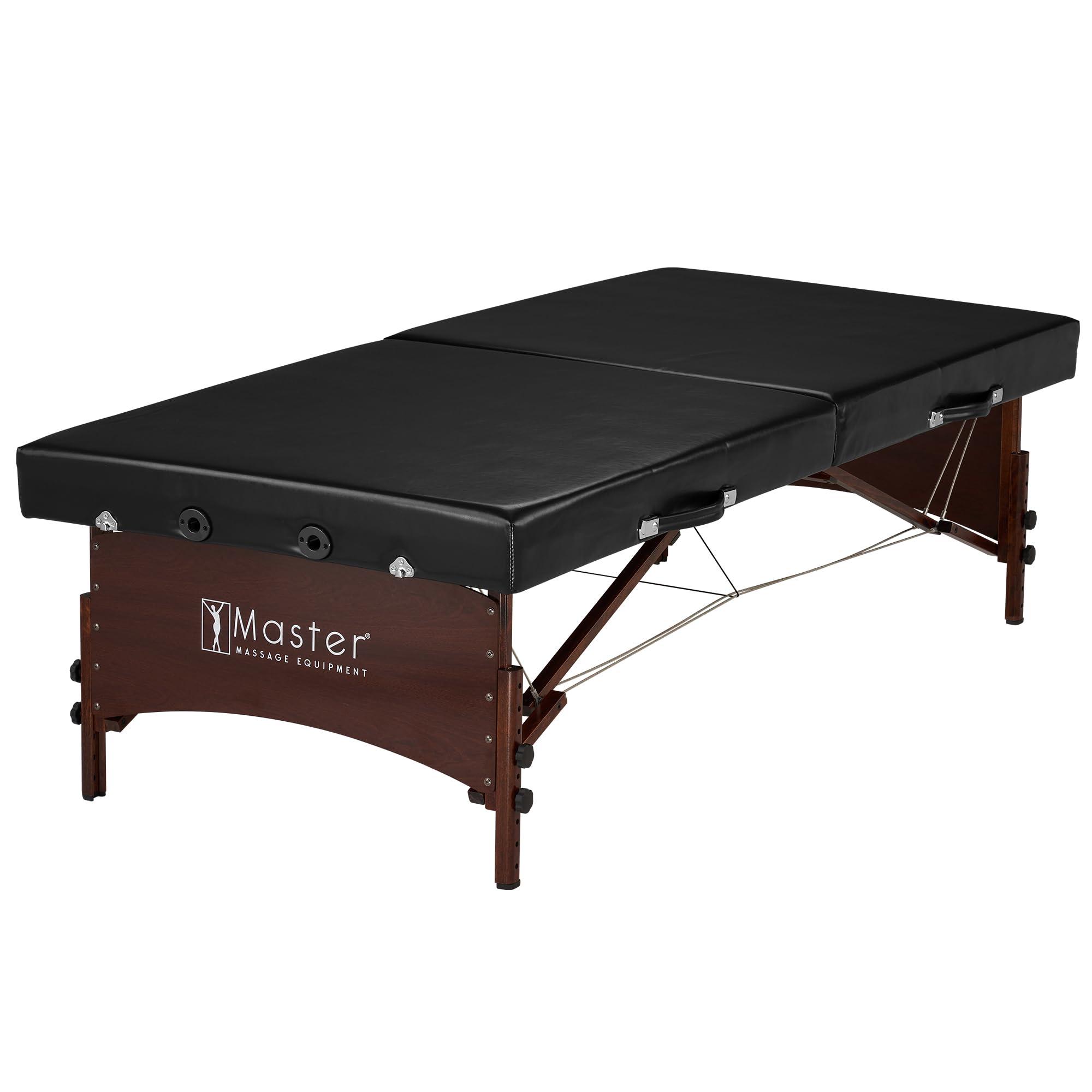 Master Massage Master Massage Canoga Low Height Super Wide Wider Large Size Portable Massage Table, Yoga Exercise Bed, Thai Massage, Rehab Training Station Hub for Rehabilitation