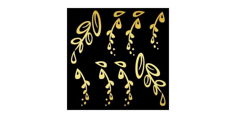 Gold Sin 24K Gold Temporary Tattoos - Fantasy Drops