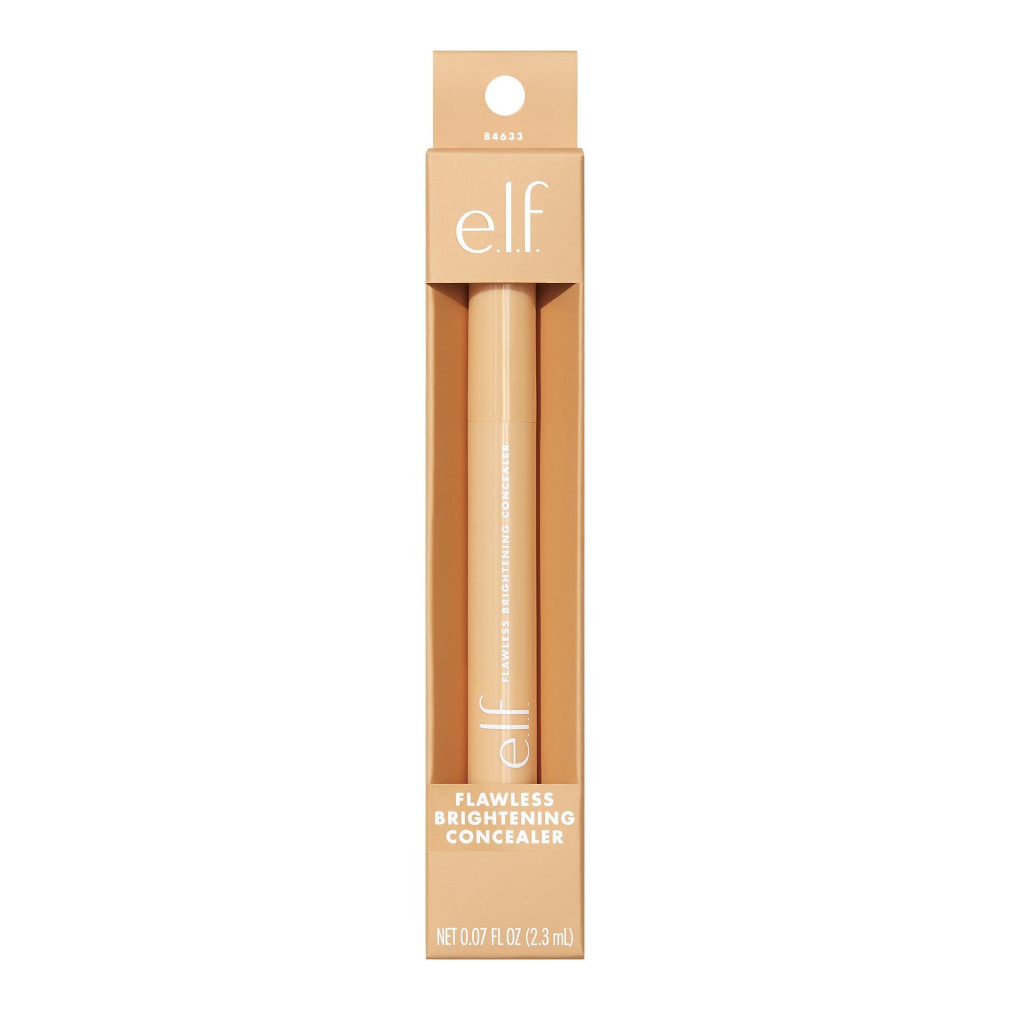 e.l.f. e.l.f. Flawless Brightening Concealer, Illuminating & Highlighting Face Makeup, Conceals Dark Under Eye Circles, Medium 36 W, 0.07 Fl Oz