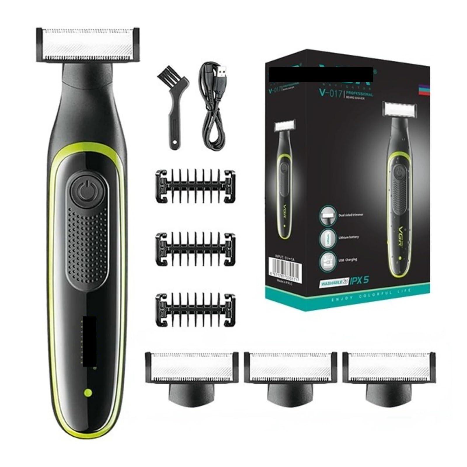 ONWEBAYK Razors V-G-R Shaver Waterproof Hair Trimmer Body Shaving Machine Face Razor Rechargeable Beard Trimmer Electric Shaver for Men V-017