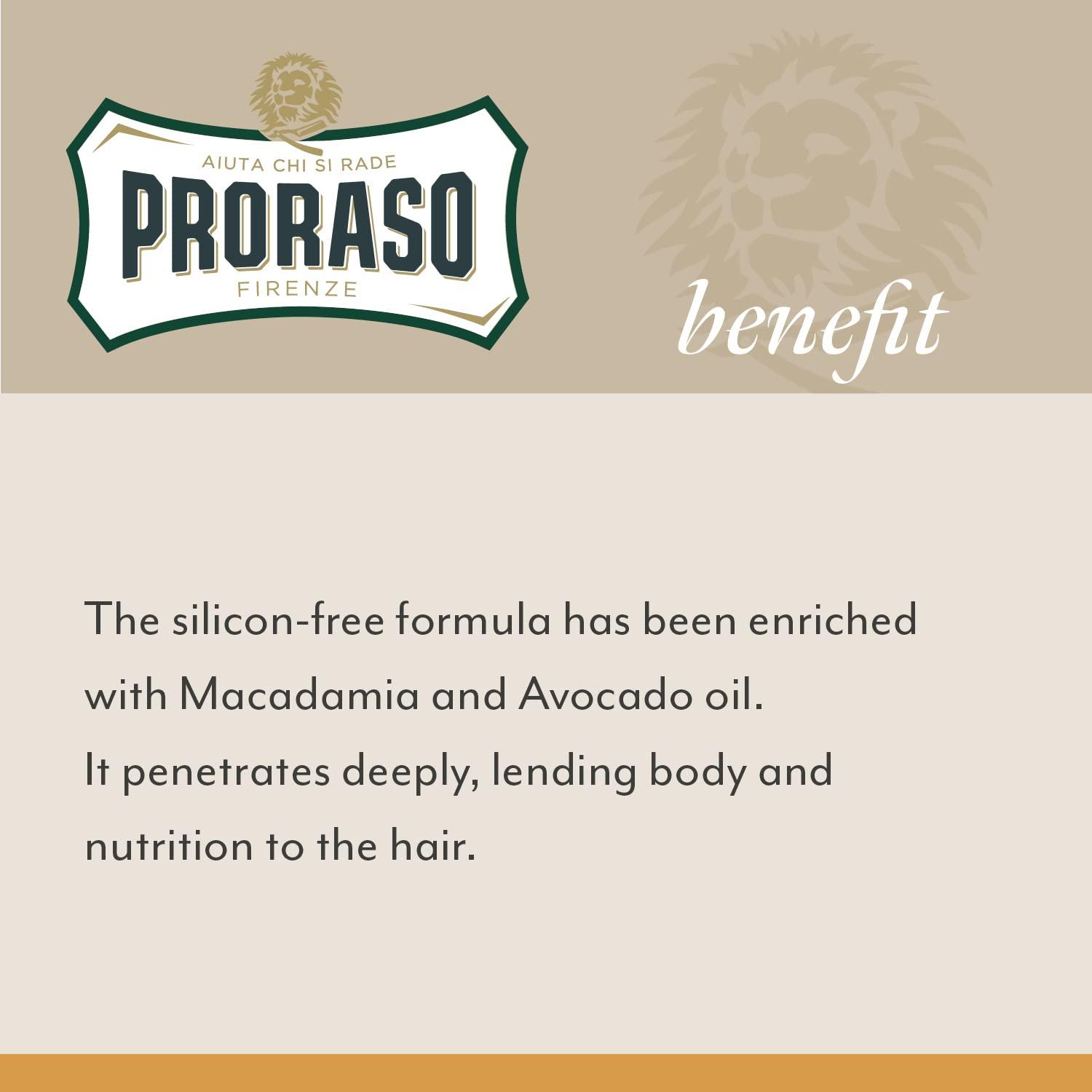 Proraso Proraso Beard Oil for Men to Tame, Smooth and Condition Beard Hair - Wood & Spice, 1 Fl Oz (Pack of 1)