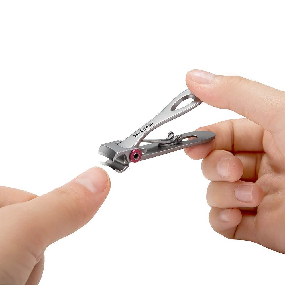 MR.GREEN MR.GREEN Nail Clipper, Ultra Wide Jaw Opening Toenail Clippers for Thick Nails Heavy Duty Stainless Steel Fingernail Clippers for Seniors