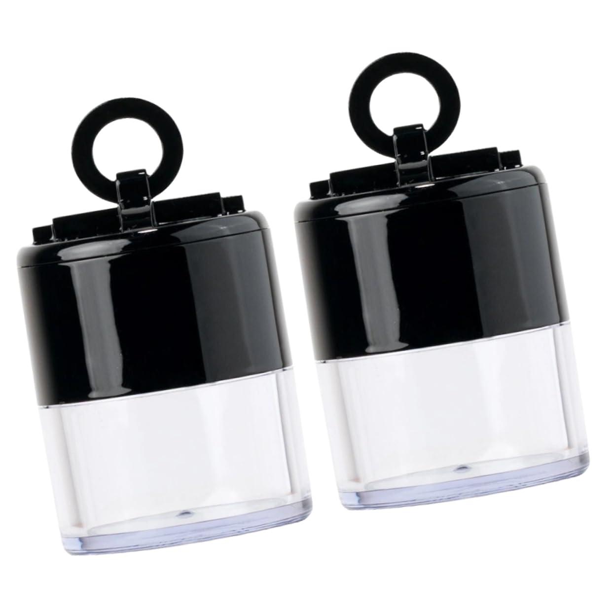 Beavorty 10 Pcs Powder Box Refillable Loose Powder Container Powder Puff and Container Cosmetics Powder Cases Makeup Powder Cases Cosmetics Powder Container Portable Loose Powder Case