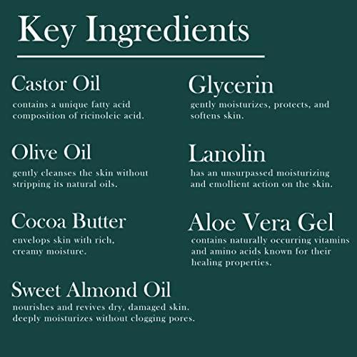 Baar Palma Christi (Castor Oil) Natural Cleansing Bar Soap, 3 bar set