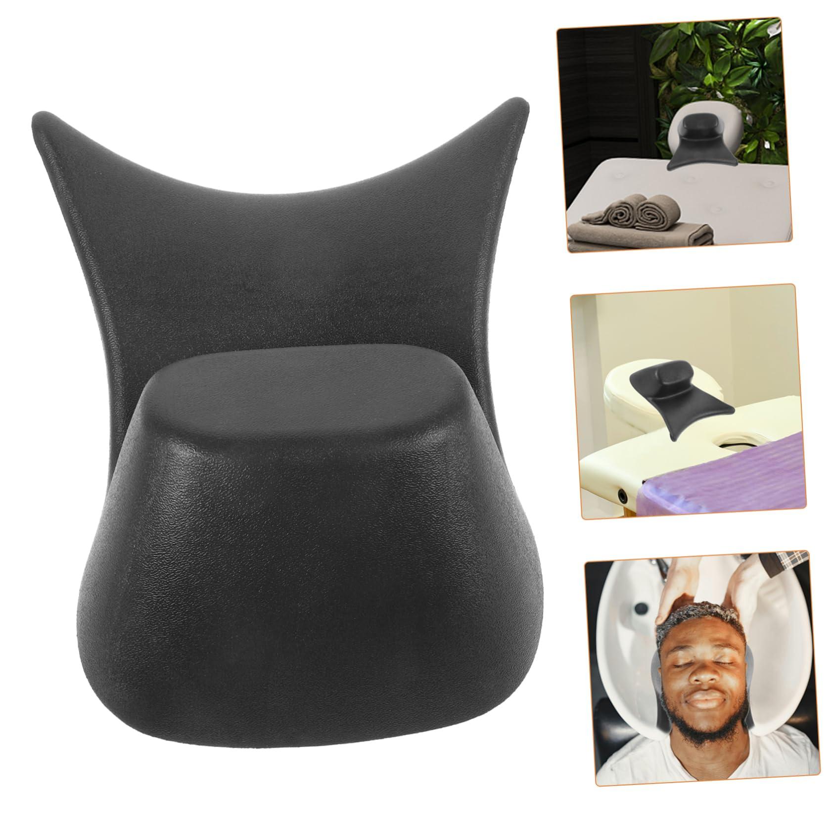 NOLITOY NOLITOY Shampoo Pillow Shampoo Bowl Cushion Inflatable Bath Pillow Shampoo Basin for Washing Hair Neck Rest for Sink Hair Salon Universal Cover for Hair Products Travel Bed PVC Black