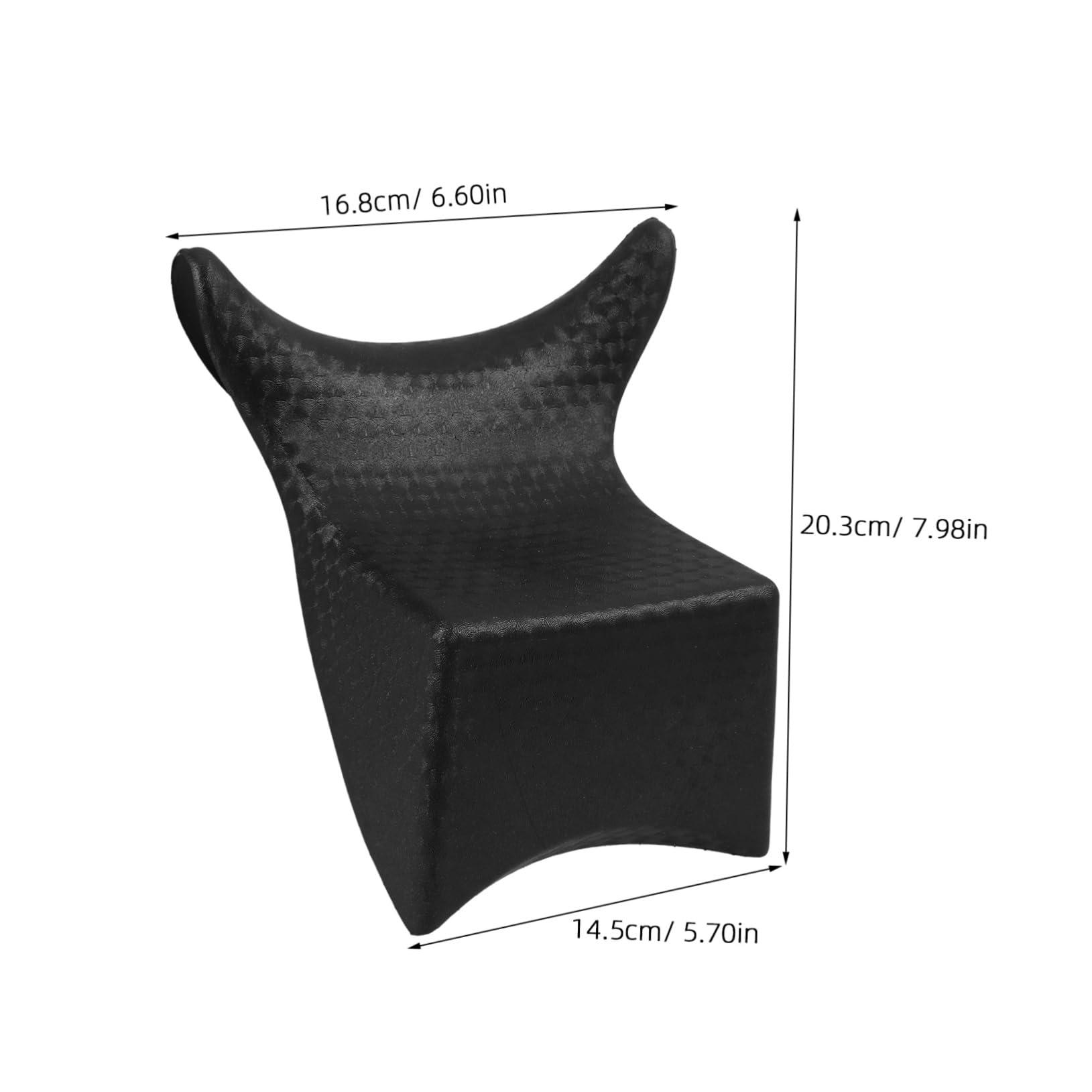 CHILDWEET CHILDWEET Shampoo Bed Pillow Theow Pillows Flume Sink Shampoo Anticaida Pillow for Neck Hair Salon Supplies Shampoo Neck Cushion Shampoo Bowl Pillow Shampoo Bowl Accessory Black Rubber