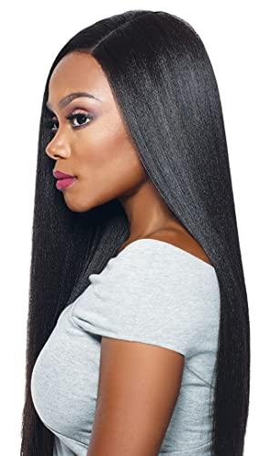 Outre Outre Human Hair Blend Weave Premium Purple Pack Brazilian Boutique Virgin Sleek Pressed 18", 20", 22"+Free Closure (DR30)