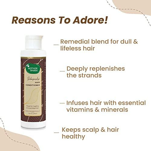 A M D A M D Mother Sparsh Jabapushp Natural Hair Conditioner with Amla, Bhringraj, Brahmi and Fenugreek. Therapeutic Properties 100% Ayurvedic, 200 ml
