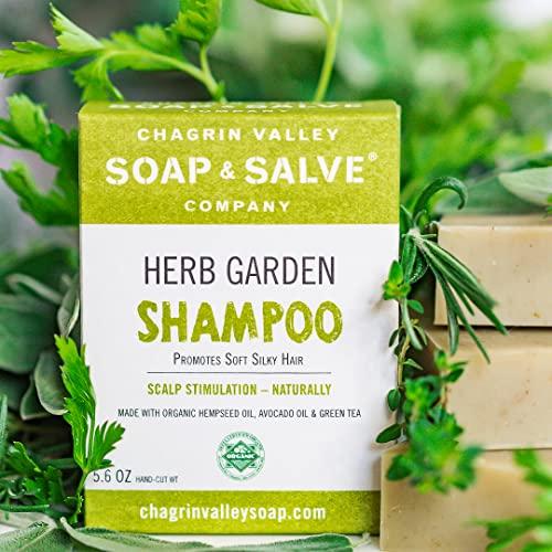 Chagrin Valley Soap & Salve Chagrin Valley Soap & Salve Organic Natural Shampoo Bar - Herb Garden (1 Bar)