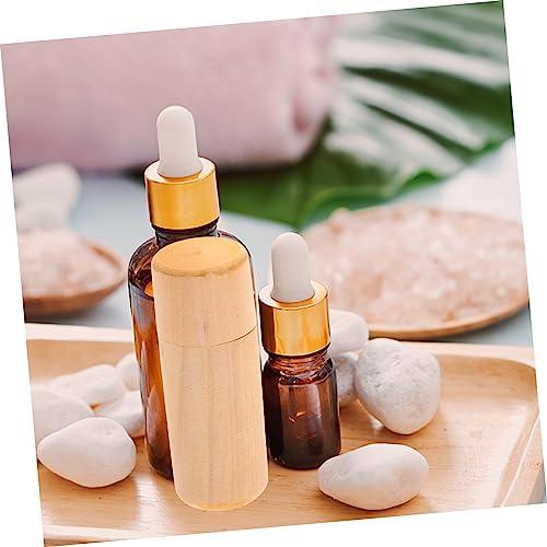 Zerodeko Zerodeko 5pcs Box Wooden Essential Oil Storage Box Aromatherapy Oil Case Smooth Surface for Easy Handling