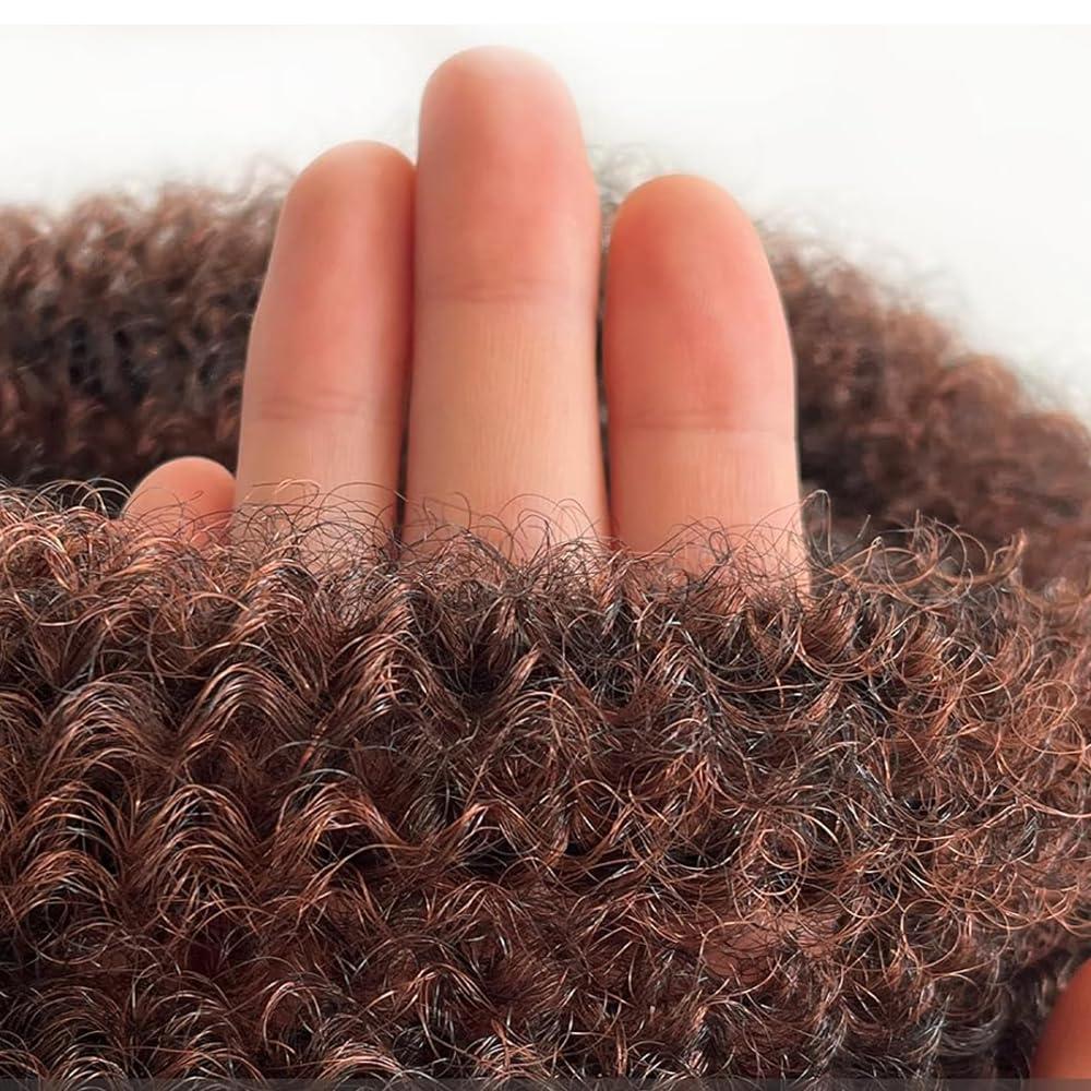 Detean Marley Twist Braiding Hair Marley Twist Hair Springy Twist Hair Afro Twist Hair 14 Inch 3 Packs Pre Separated Pre Fluffed Twist Hair for Braids Marley Crochet Hair Extensions (T350,3Packs)