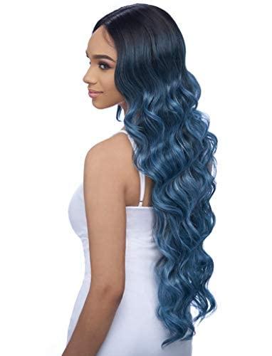 Harlem 125 LACE FRONT WIG, UNDEACTABLE HD LACE WIG EXTRA LONG CURLY 30" (LH002) (1-JetBlack)