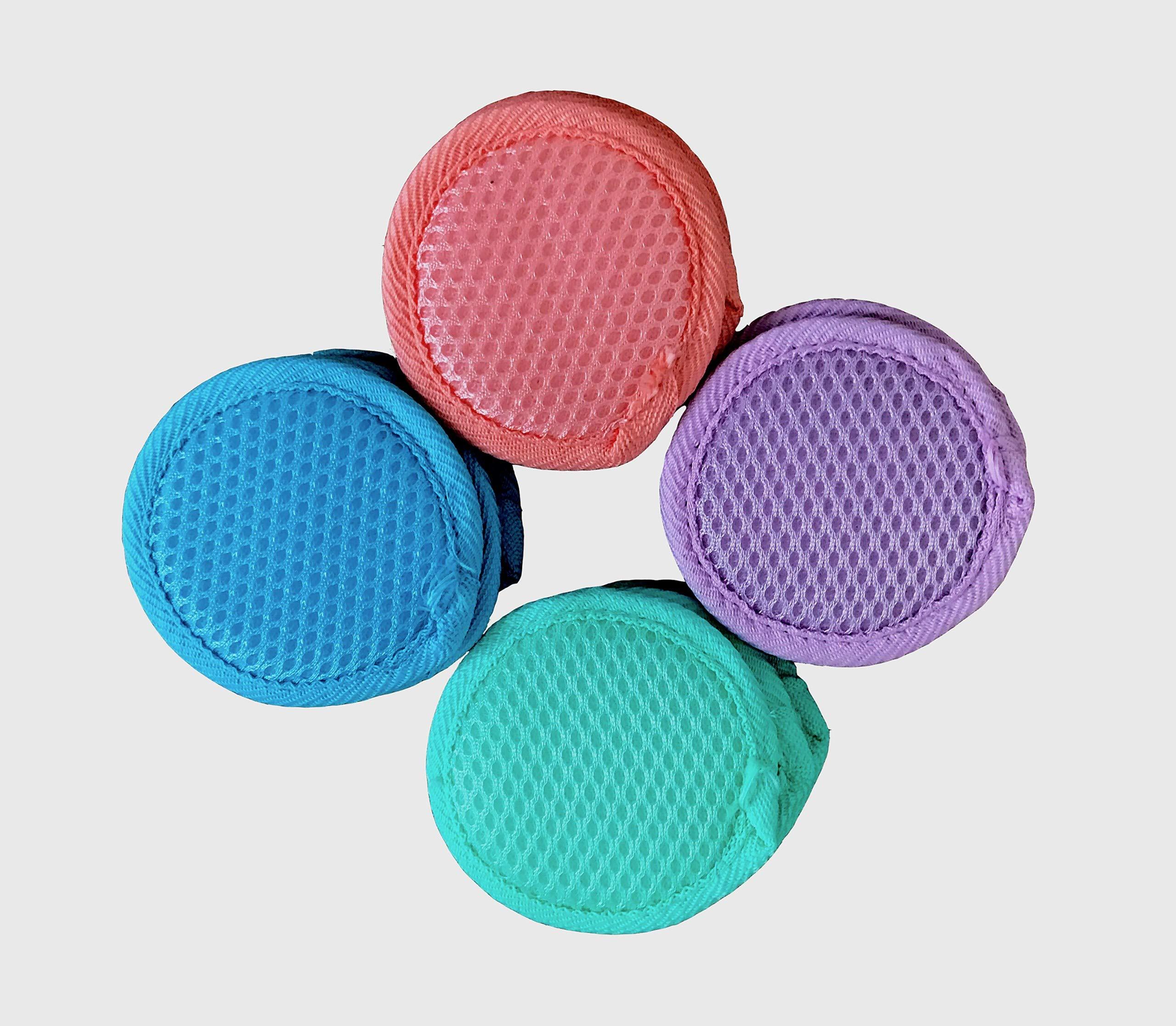 A-MAZ Microfiber Facial Scrubbers Reusable Makeup Remover Pads - Washable Reusable Cotton Pads - Cloth Cotton Rounds Acne Control Reusable Face Scrubber Pad For Cleansing & Face Exfoliator Pad