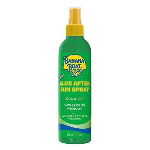 Banana Boat Banana Boat Aloe After Sun Spray, 6oz | Aloe Vera Spray with Cucumber Extract and Vitamin E, After Sun Care, After Sun Aloe, Aloe Spray for Sunburn Relief, 6oz
