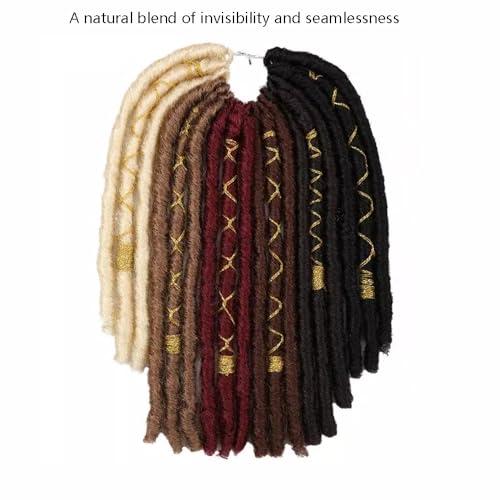 SAFWEL Hand Made Wig Skin Friendly Wig Natural Fashionable Soft Wig Pre Looped Crochet Hair Wig Easy to Wear Wig for Daily use (Color : Blonde)