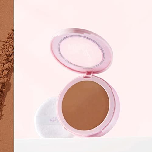 Mally Beauty Mally Beauty Soft as Silk Powder Foundation - Rich - Buildable Light to Medium Coverage - Lightweight Matte Finish