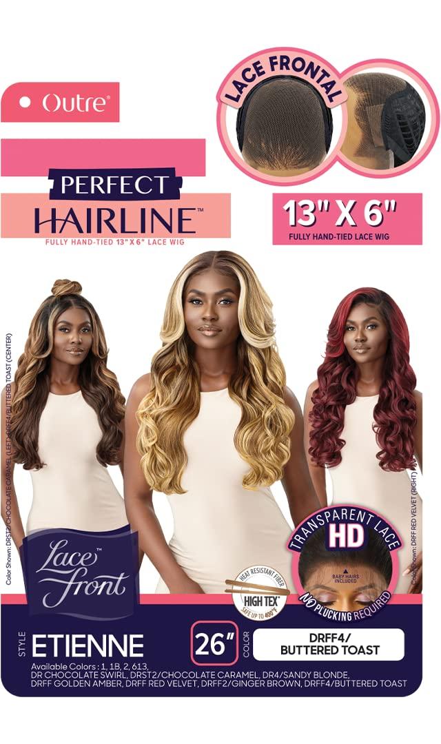 Outre Outre Perfect Hairline Synthetic 13X6 HD Lace Front Wig - ETIENNE (Color:2 Dark Brown)