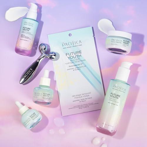 Pacifica Pacifica Face Roller Massager - Future Youth Stainless Steel Gua Sha Facial Beauty Tool Skin Care - for Face Neck Eye Body Skin Care - Face Sculpting Tool Lymphatic Drainage Gifts for Her Women & Girl