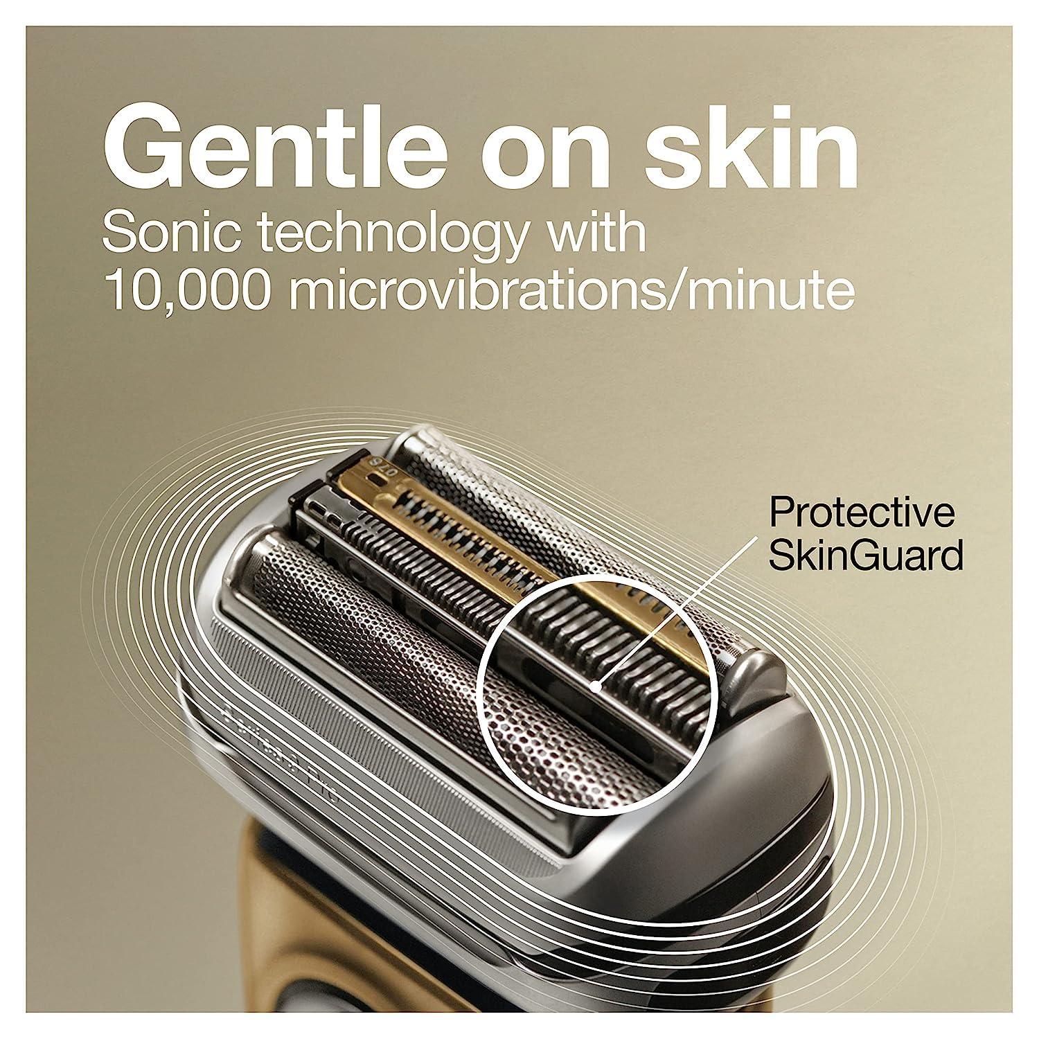 Braun Braun Series 9 Pro 9419s Electric Shaver for Men, Wet & Dry Shave, Shaving Kit with 4+1 Head with ProLift Trimmer