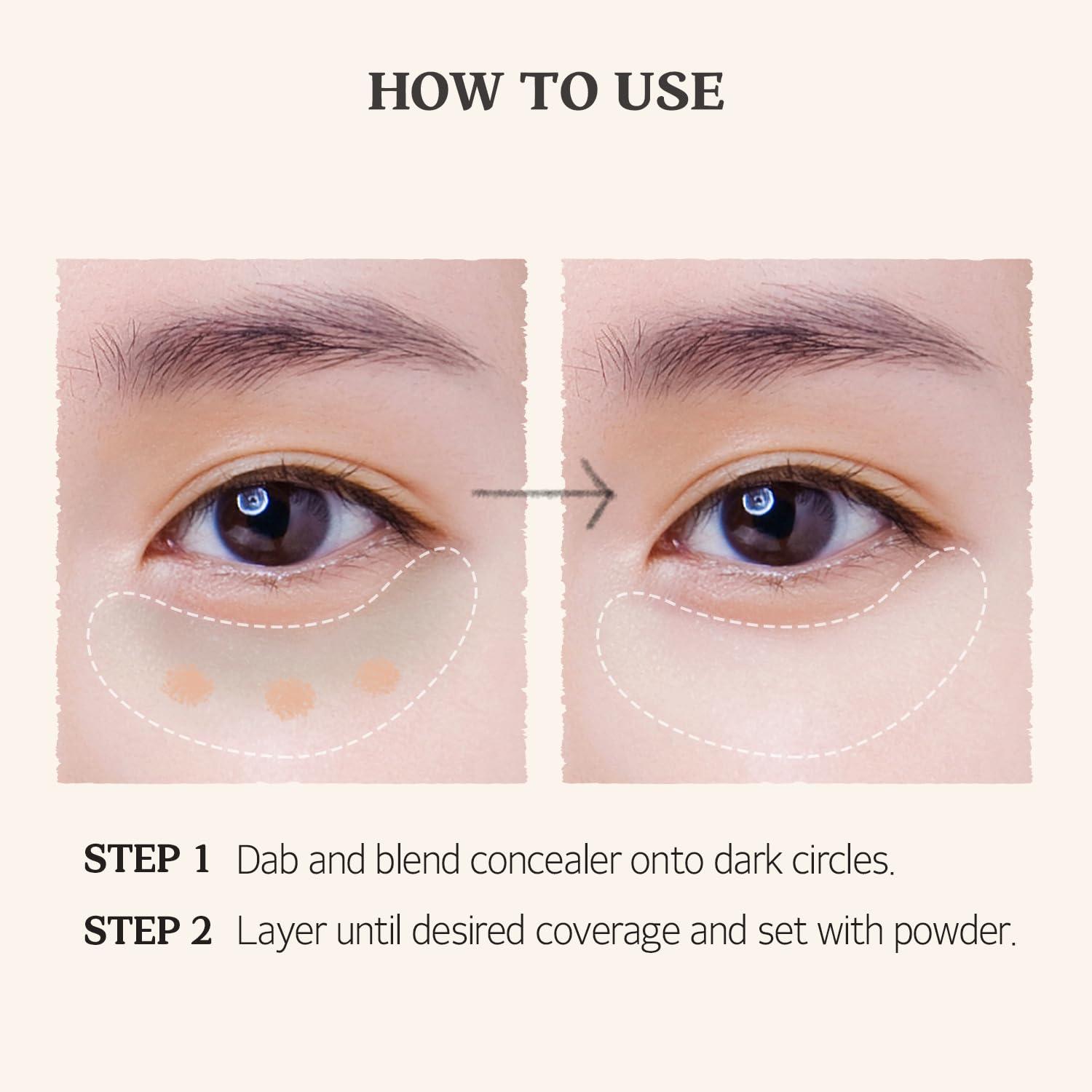 SKIN FOOD since 1957 SKINFOOD Salmon Dark Circle Concealer Cream #2 - Concealer for Dark Circles - Under Eye Concealer for Dark Spots and Wrinkles - Full Coverage Under Eye Concealer - 0.35 Oz/10 g (Salmon Beige)