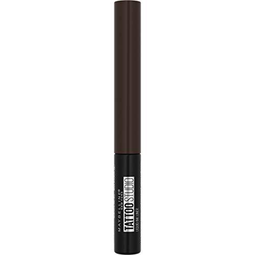 Maybelline New York Maybelline TattooStudio Liquid Ink Longwear Liquid Eyeliner Makeup, Dark Henna Brown, 1 Count