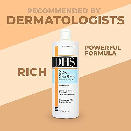 DHS DHS Zinc Shampoo, 16 Oz (Pack of 2)