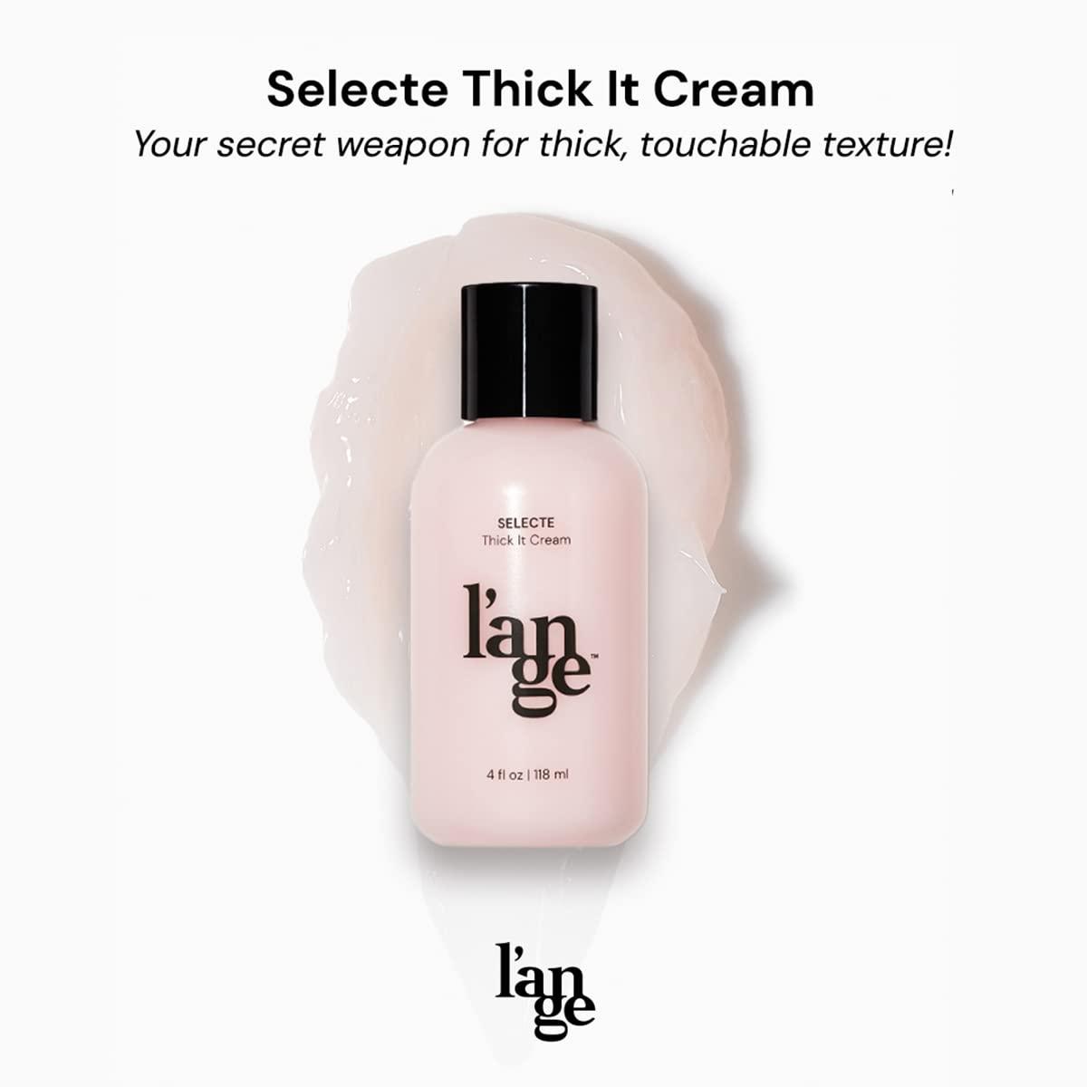 L'ANGE HAIR L'ANGE HAIR Selecte Thick It Cream | Lightweight Styling Cream for Thickness and Volume | Helps Add Texture, Body, and Definition | Free of parabens and sulfates