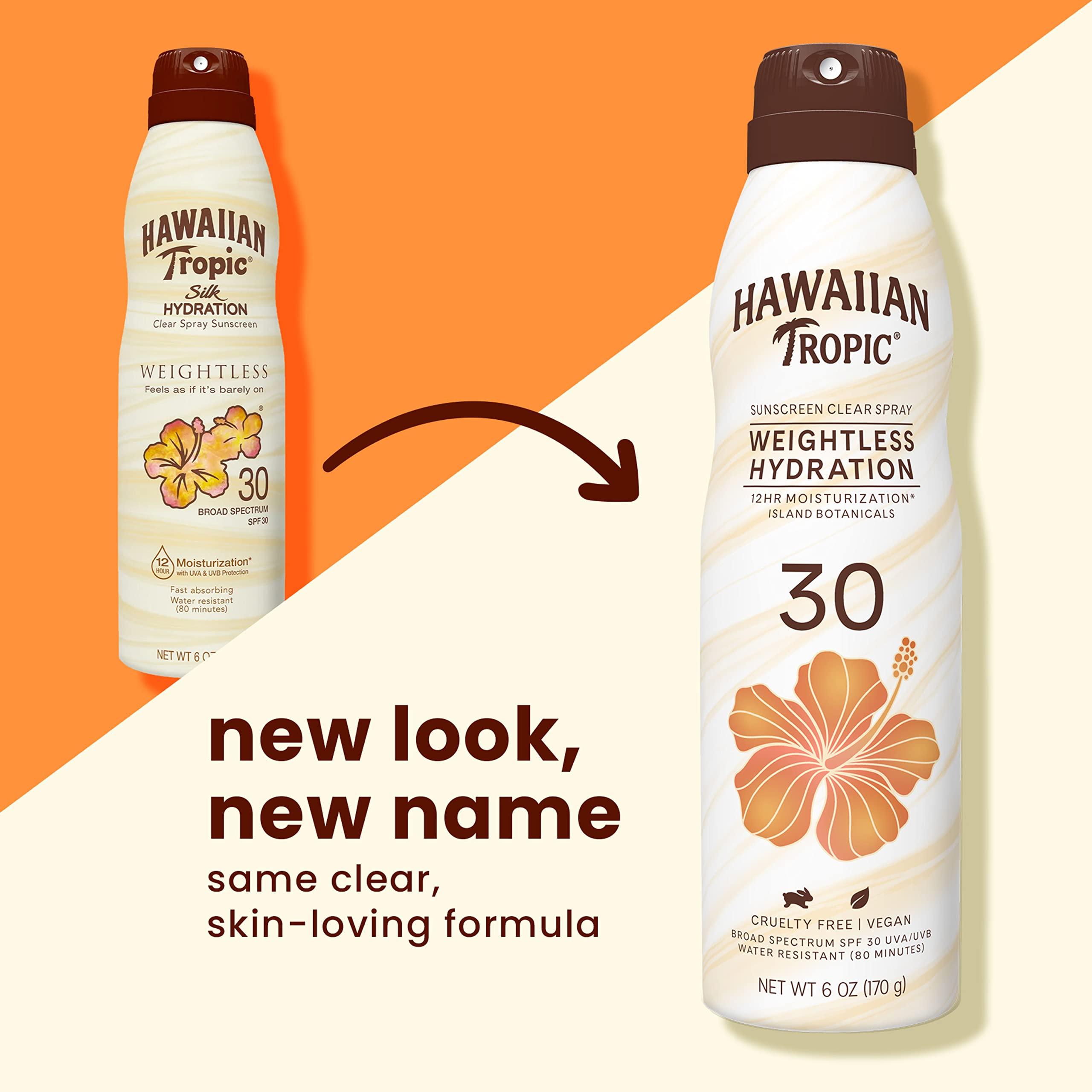 Hawaiian Tropic Hawaiian Tropic Sheer Touch Ultra Radiance SPF 50 Twin Pack & Weightless Hydration SPF 30 Clear Spray Sunscreen Twin Pack