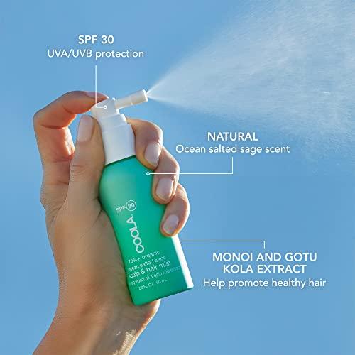 Coola COOLA Organic Face Sunscreen Beach Bundle Set, Dermatologist Tested Skin Care for Daily Protection, Vegan and Gluten Free, SPF 50 Face Lotion + SPF 30 Scalp Spray + SPF 30 Lip Balm, 3 Count Bundle