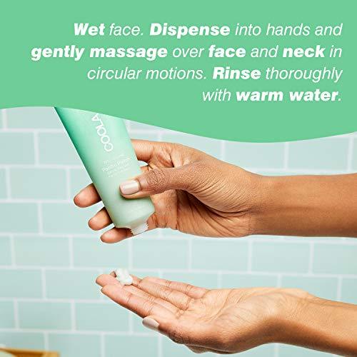 Coola COOLA Organic Pacific Polish Face Exfoliator, Dermatologist Tested Skin Barrier Protection with Coconut Oil, Vegan and Gluten Free, 3.4 Fl Oz