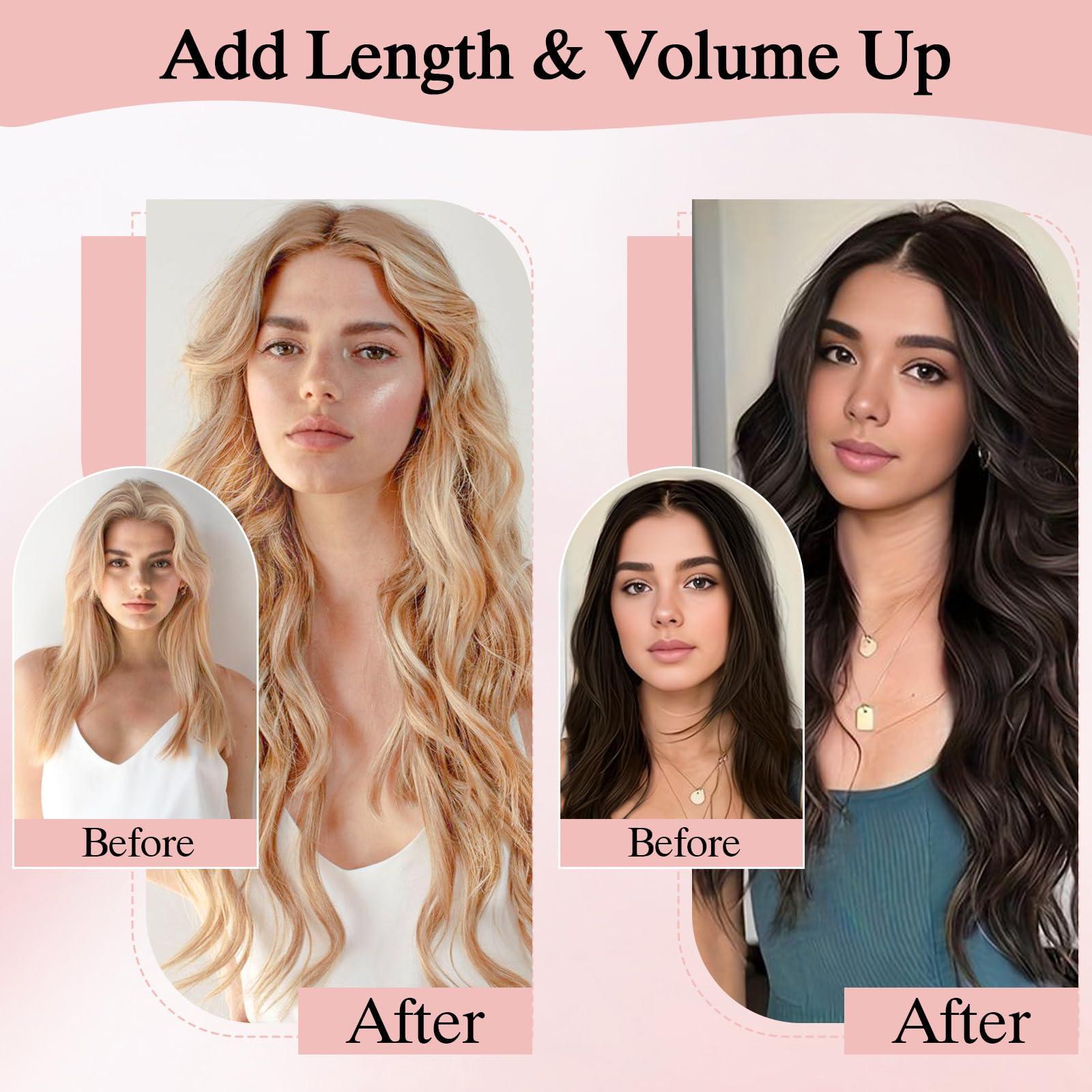 SEGO Pro SEGO Pro 10pcs Injection Tape in Hair Extensions Human Hair Straight Injected Tape in Hair Extensions Seamless Tape in Hair Extensions Insert Hair,12inch Medium Brown mixed Dark Blonde,20g/pack