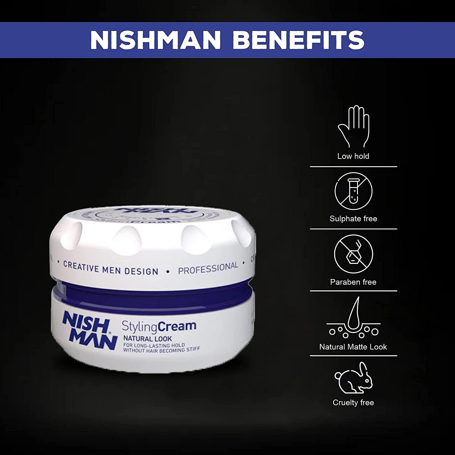 nishman nishman Hair Styling Series (N.6 Cream Wax, 150ml)